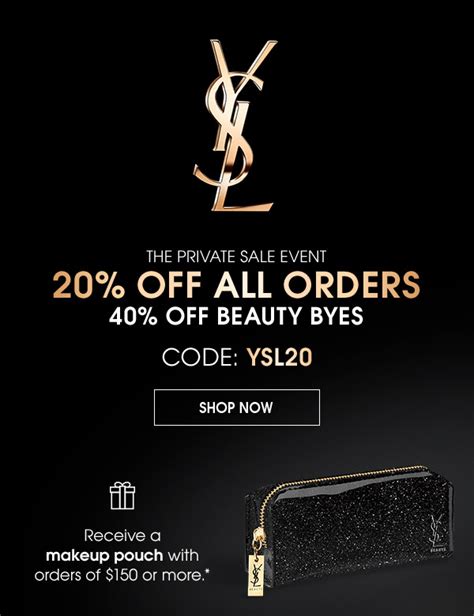 yves saint laurent promo code